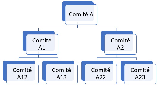 Exemple de structure de comités