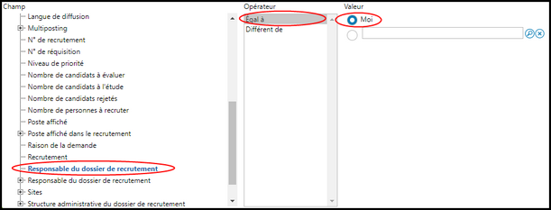 Exemple de condition
